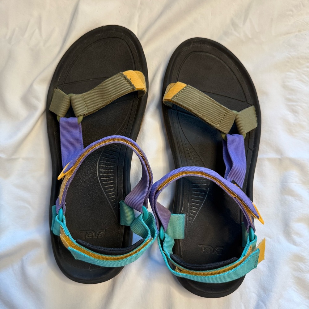 Teva Purple and Teal Sandals